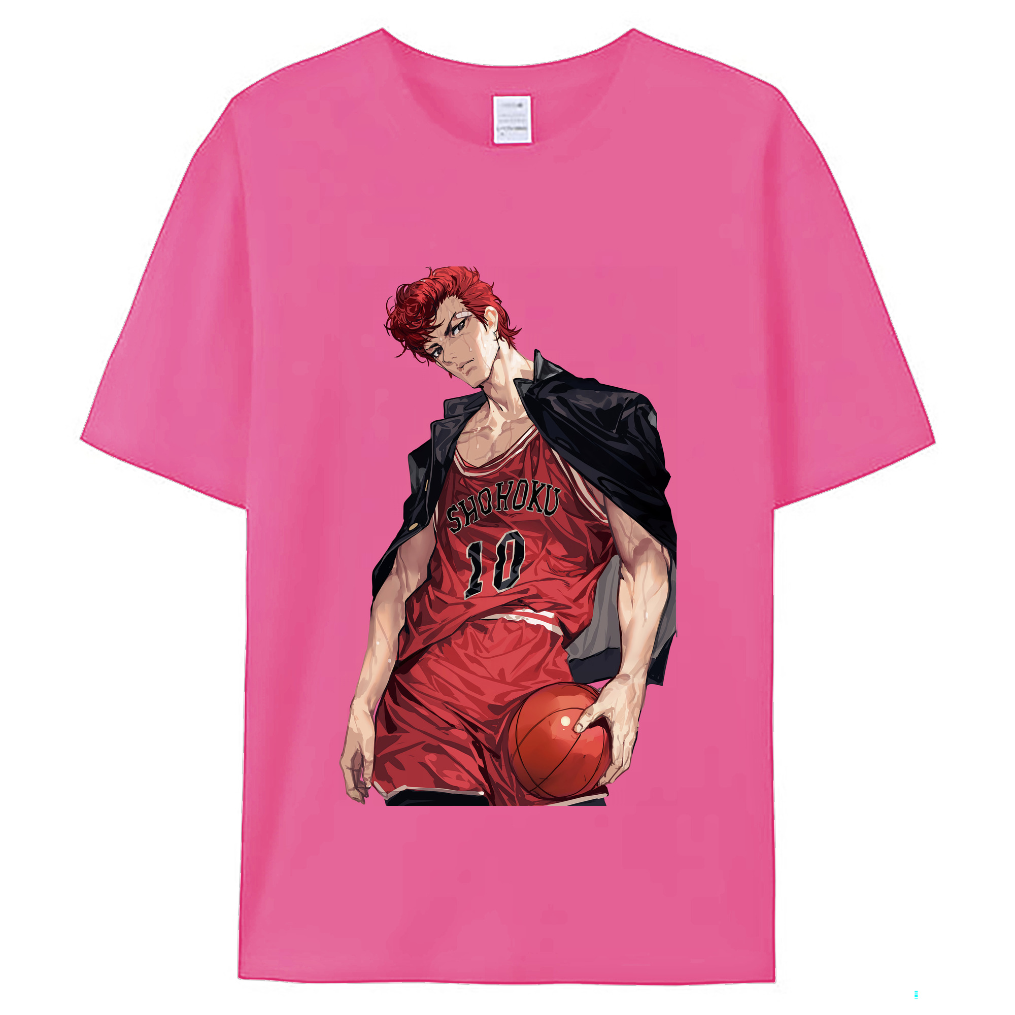 （画像用） SLAM DUNK／スラムダンク レディースカジュアルプリントTシャツ（綿100％）